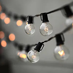 Lampat String Lights, 25Ft G40 Globe String Lights with Bulbs-UL Listd for Indoor/Outdoor Commercial Decor