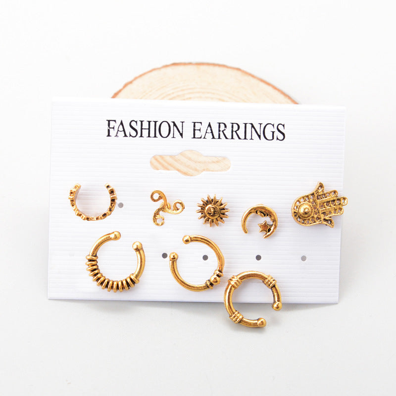 Female Fashionable Earrings Women Hot Design  Wire Ear Loop