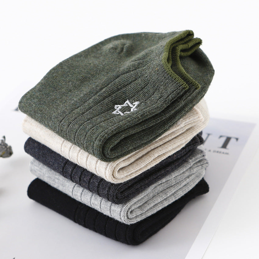 Men's Cotton Ankle Socks 5 Pack