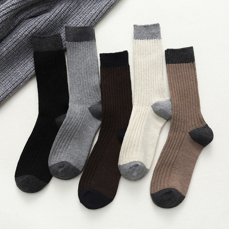 Chalier Mens Casual Crew Marle Cushioned Socks