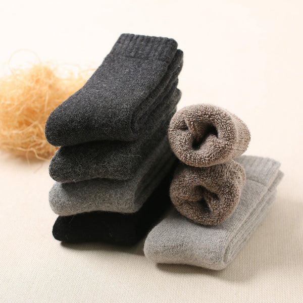 Men's Wool Socks Thicken 5 Pack