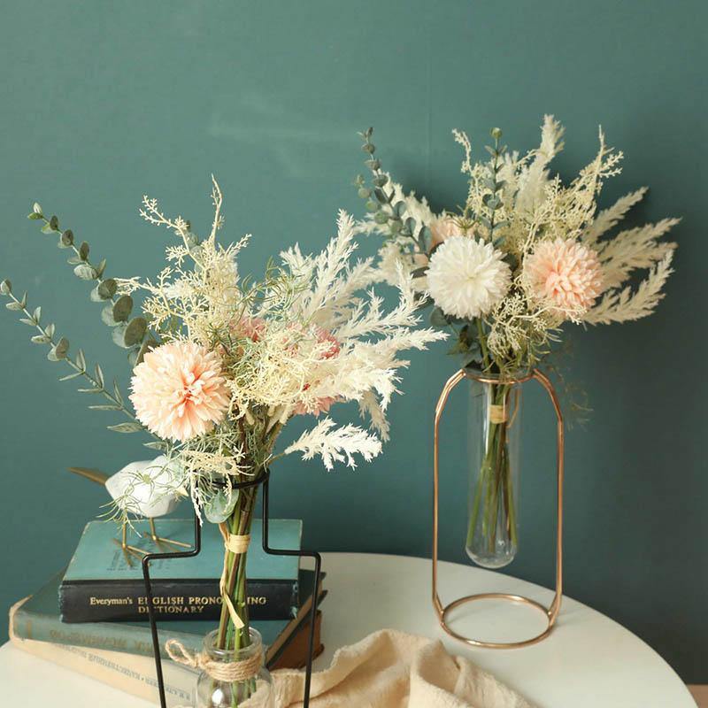 Artificial Flowers Fake Hand-Held Bouquets Home Decor Plants Artistic Bedroom Design - CHALIER