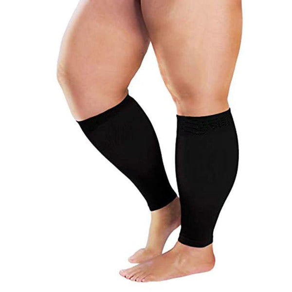 Womens Plus Size Calf Compression Socks Stockings 5XL Mens Elastic Calf Socks Sports Protection - CHALIER