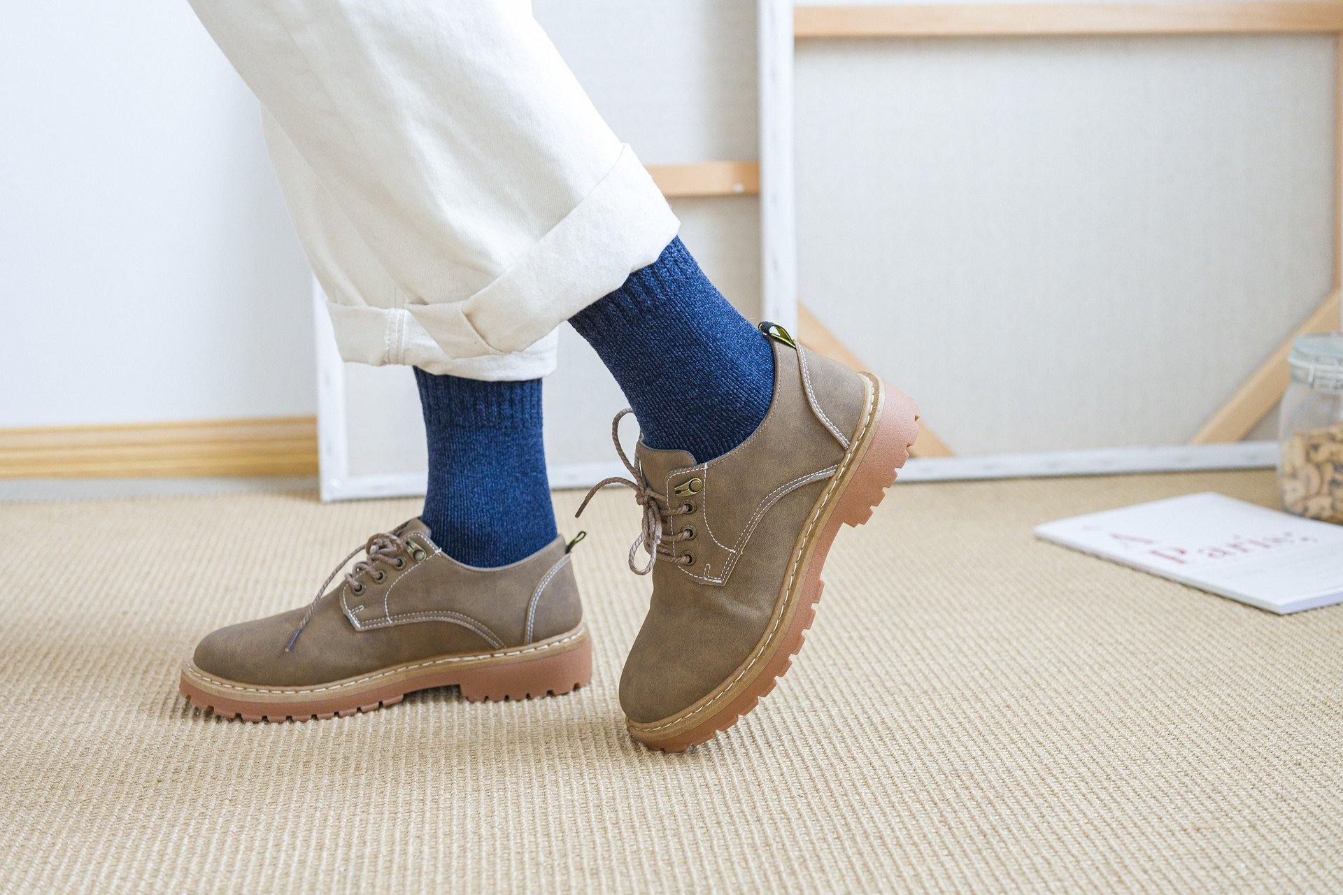 Chalier Men Casual Socks Thicken and Warm 5 Pack - CHALIER