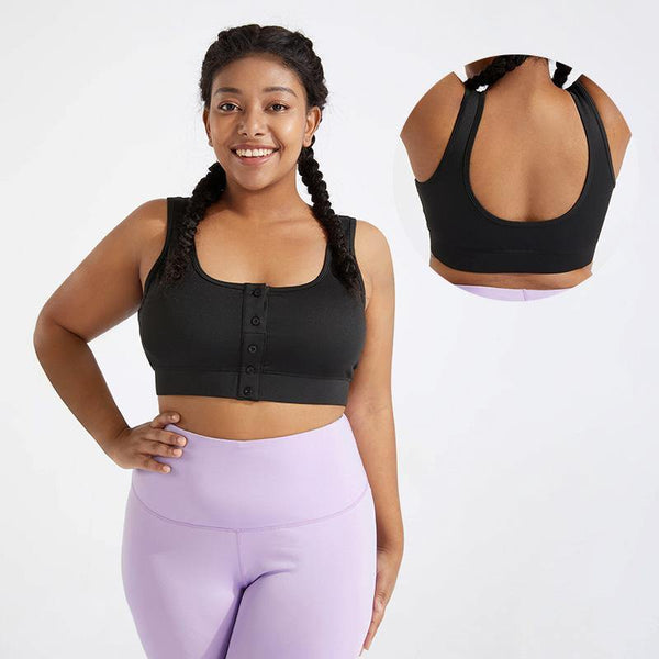 Women Sport Bra Yoga Running Gym Athletic Comfort Support  Plus Size Bra - CHALIER