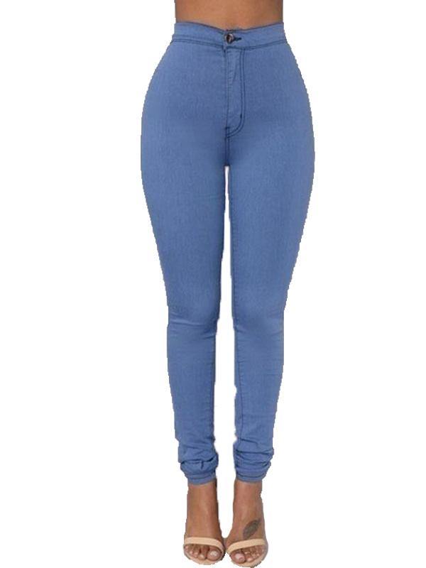 Women's Casual Sexy High Waist Leggings Feet Pants - CHALIER