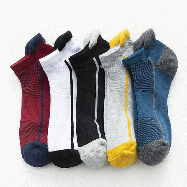 Chalier Men Outdoor Sports Socks Breathable 5 Pack
