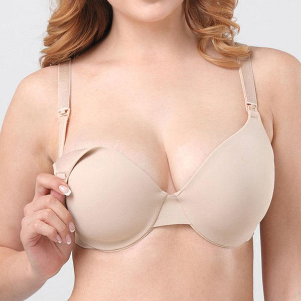 Maternity Bra Mothers Thin Feeding Nursing Seamless Bra The Underwire Outside - CHALIER