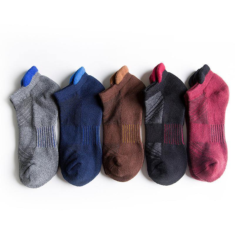 Chalier Men Athletic Socks Breathable Mesh 5 Pack - CHALIER