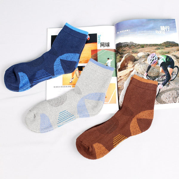 Chalier Men Towel Sports Socks 3 Pack