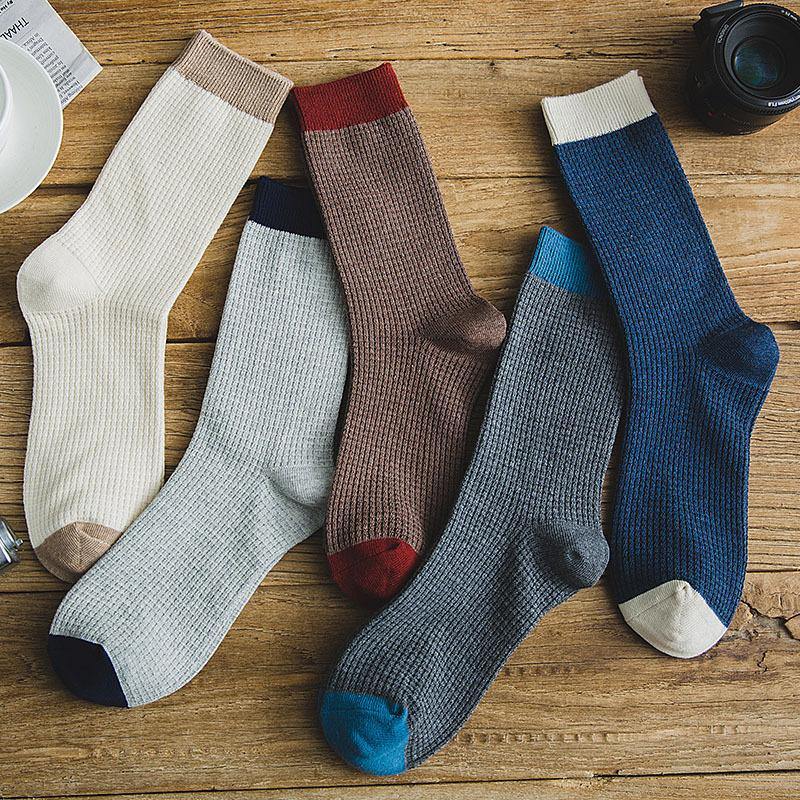 Chalier Men Knitted Socks Thicken and Warm 5 Pack - CHALIER