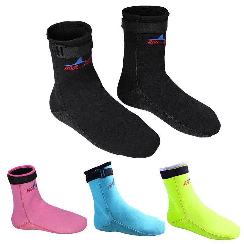 Diving Socks Unisex 3mm Cold-proof Warm Surf Swimming Beach Socks - CHALIER