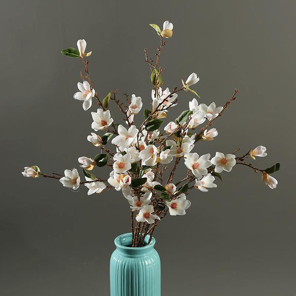 Artificial Magnolia Bouquet Fake Flower For Wedding Home Decoration - CHALIER