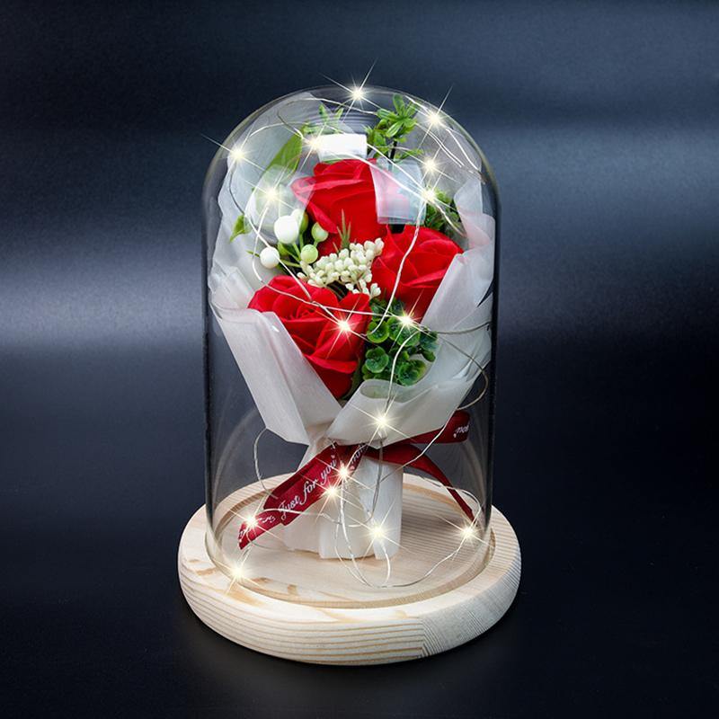 Forever Flowers Luxury Beauty Love Real Eternal Roses Gift for Women Birthday Anniversary - CHALIER