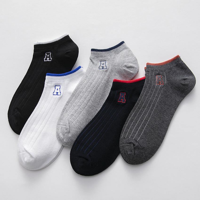 Chalier Men Athletic Cotton Socks Breathable 5 Pack - CHALIER