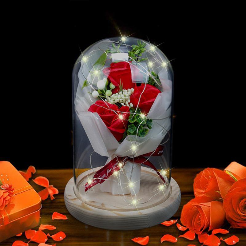 Forever Flowers Luxury Beauty Love Real Eternal Roses Gift for Women Birthday Anniversary - CHALIER