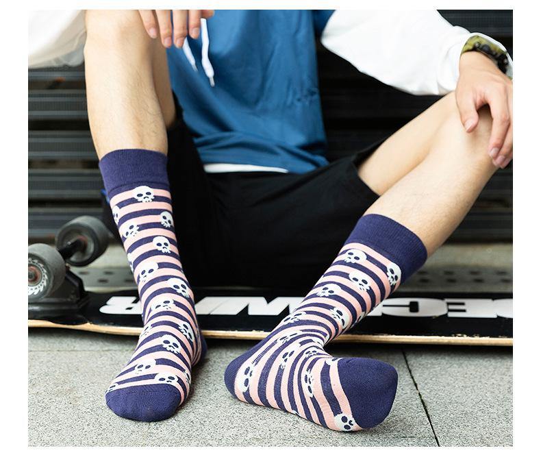 Chalier Men Cotton Socks Cartoon Animals 4 Pack - CHALIER