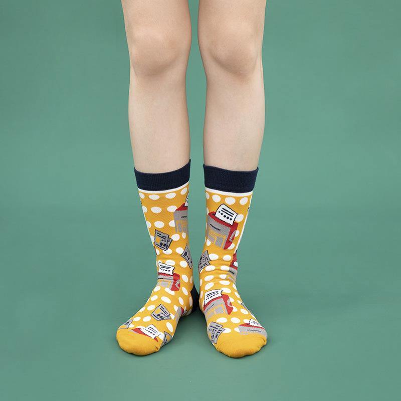 Womens Magical Retro Cat Sweet Cute Socks Lolita Socks - CHALIER