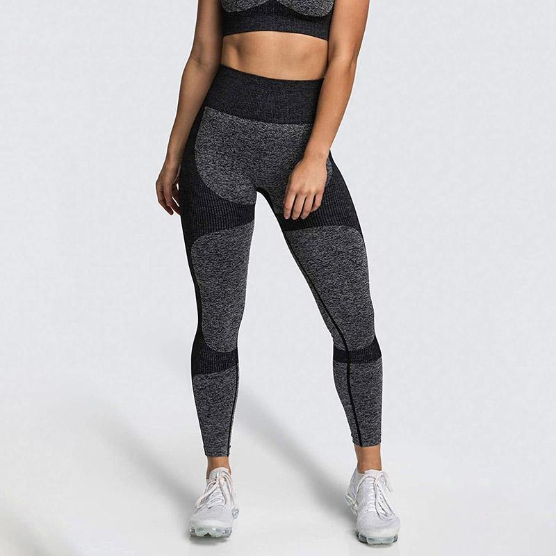 Womens Lace-up Sports Padded Seamless Workout Bra Yoga Running Fitness Bras/Leggings/Suit - CHALIER