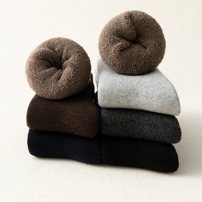 Chalier Mens Crew Casual Cushioned Socks