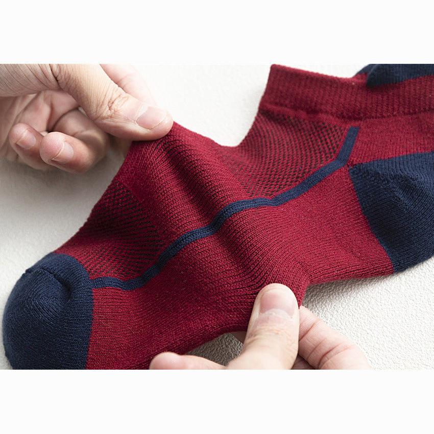 Chalier Men Outdoor Sports Socks Breathable 5 Pack