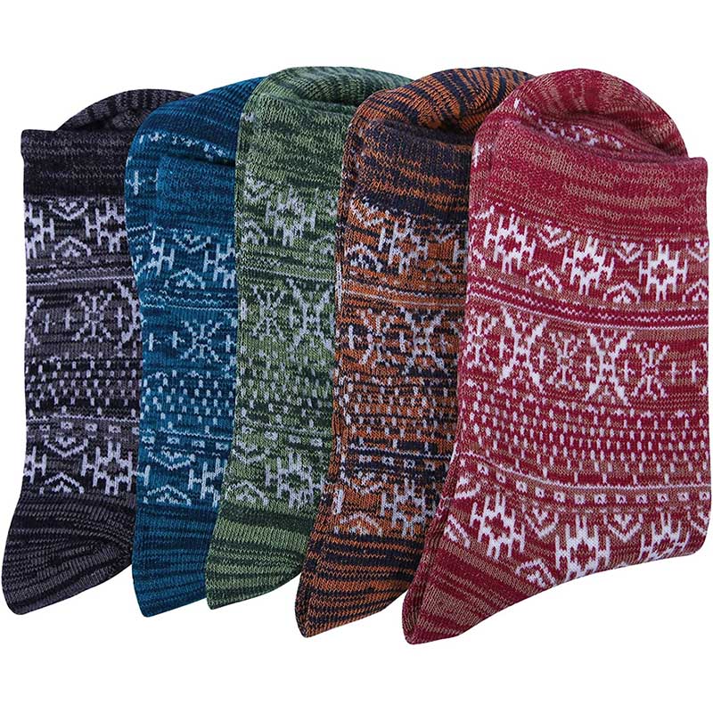 Womens Fun Socks Vintage Socks Print Socks Set Gift