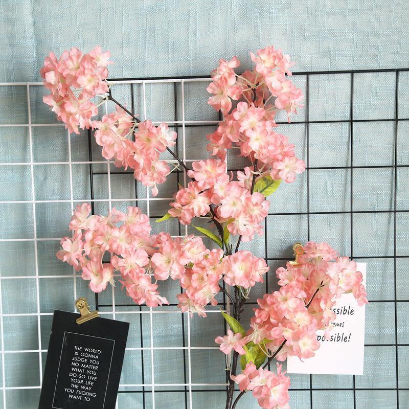 Artificial Flower Artificial Cherry Blossom Indoor Wall Wedding Decoration - CHALIER