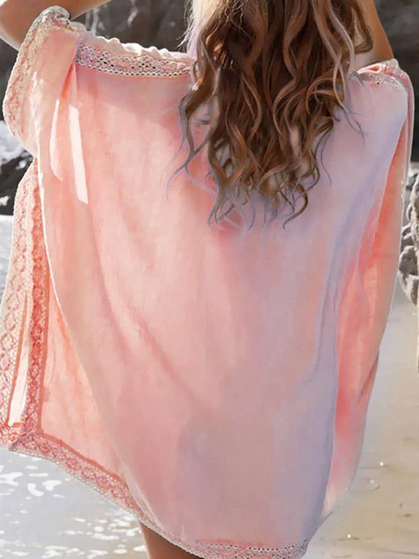 Women's Beach Swimsuits Bikini Oversized Cover Up Dress - CHALIER