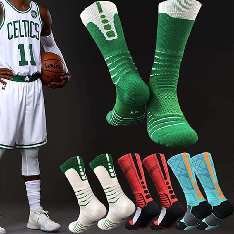 Basketball Socks For Men and Women High-top Professional Sports Non-slip Deodorant Thick Socks - CHALIER