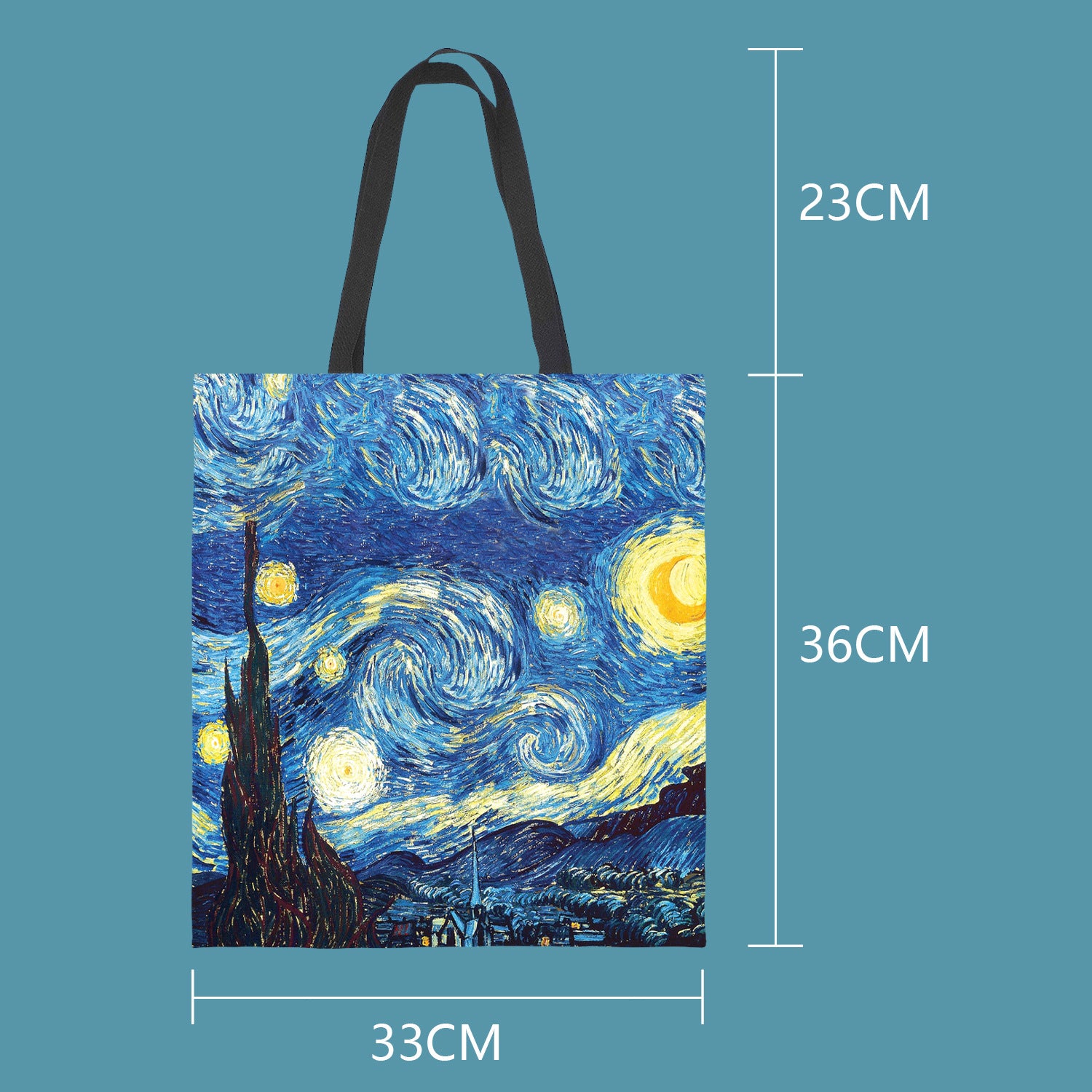 Van Gogh Starry  Canvas Tote Bag
