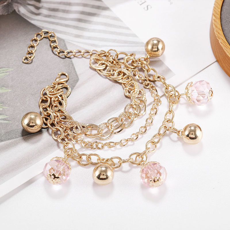 Female Design Bracelets Women Hot Gold Drop Jewelry
