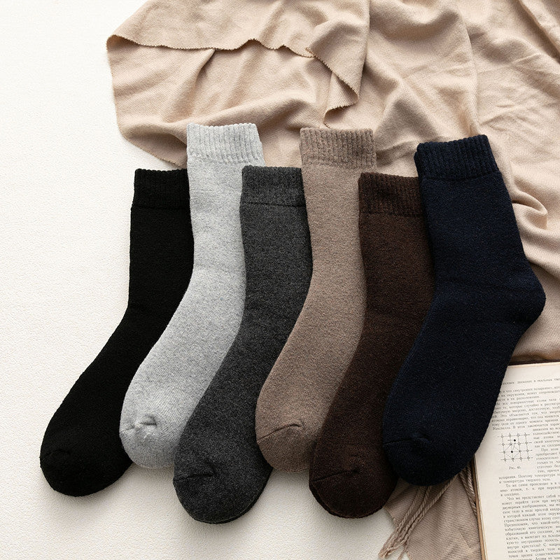 Chalier Mens Crew Casual Cushioned Socks