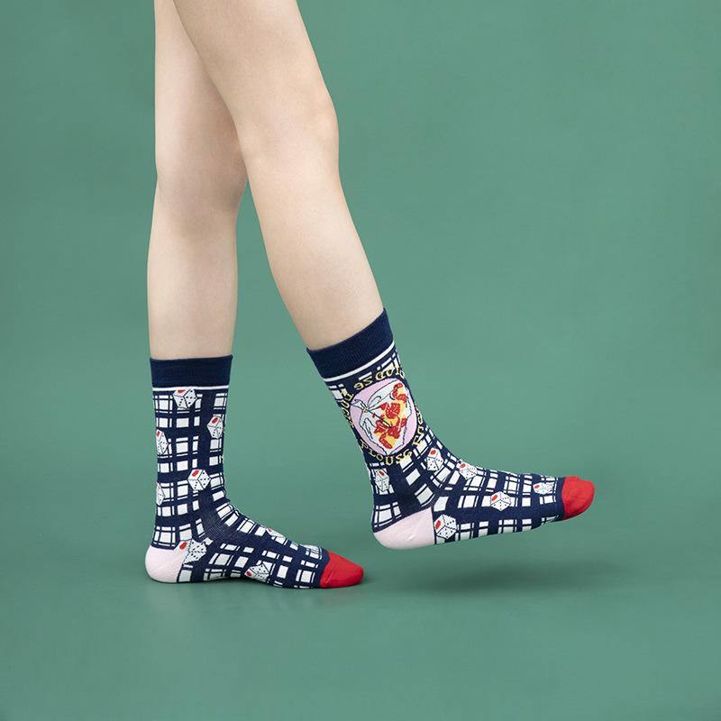 Womens Magical Retro Cat Sweet Cute Socks Lolita Socks - CHALIER