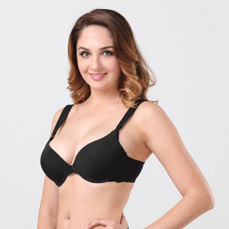 Womens Pregnant Nursing Bra Ultra-thin Wide Straps Plus Size Maternity Bras Outdoor - CHALIER