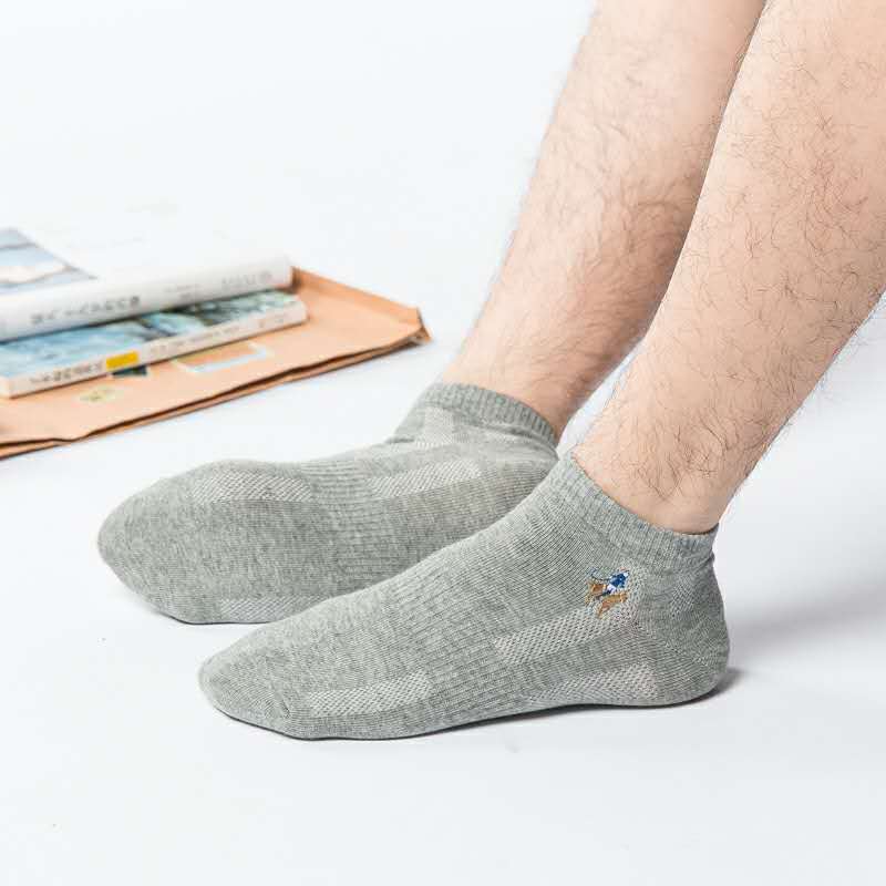 Men's Ankle Socks Cotton 4 Pack