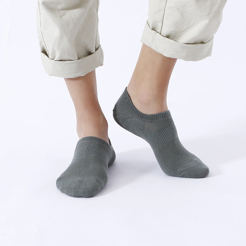 Chalier Men Sports Ankle Socks Mesh 5 Pack