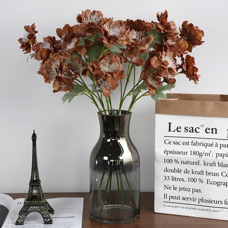 Artificial Flowers 2 PCS Fake Peony Silk Flowers  For Wedding&Home Decoration - CHALIER