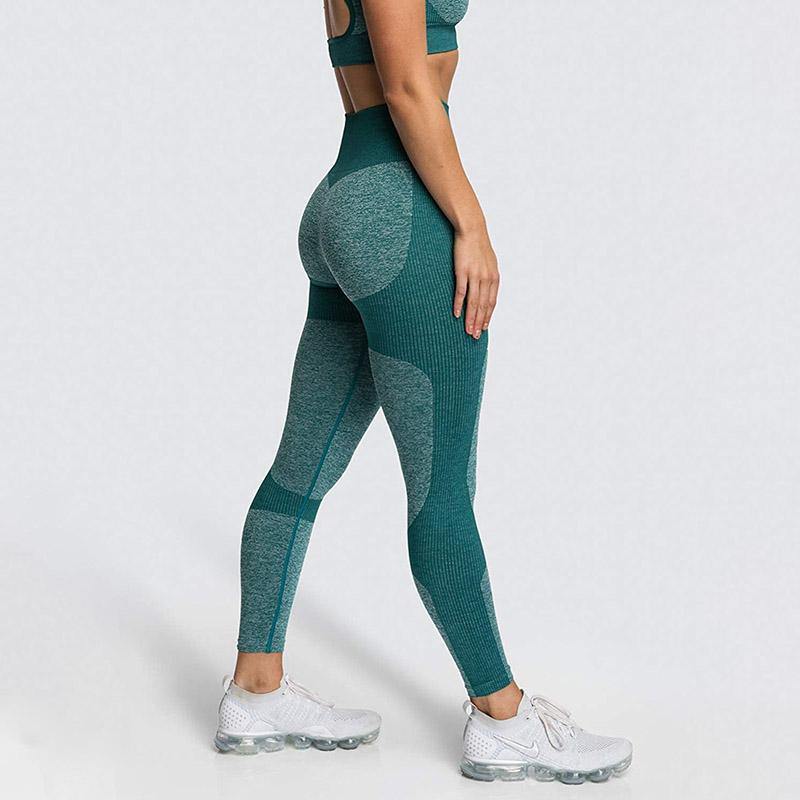 Womens Lace-up Sports Padded Seamless Workout Bra Yoga Running Fitness Bras/Leggings/Suit - CHALIER