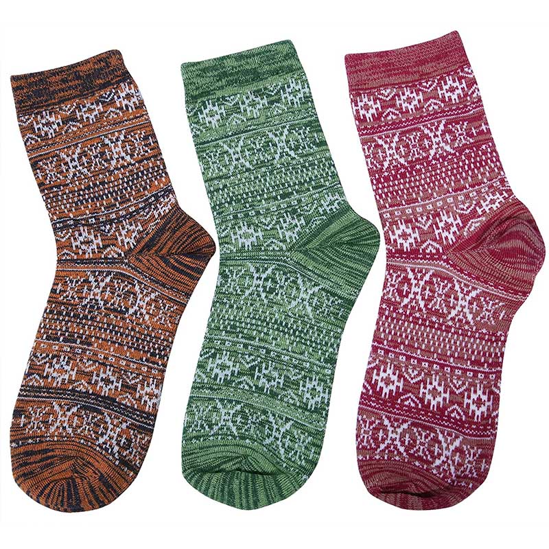 Womens Fun Socks Vintage Socks Print Socks Set Gift