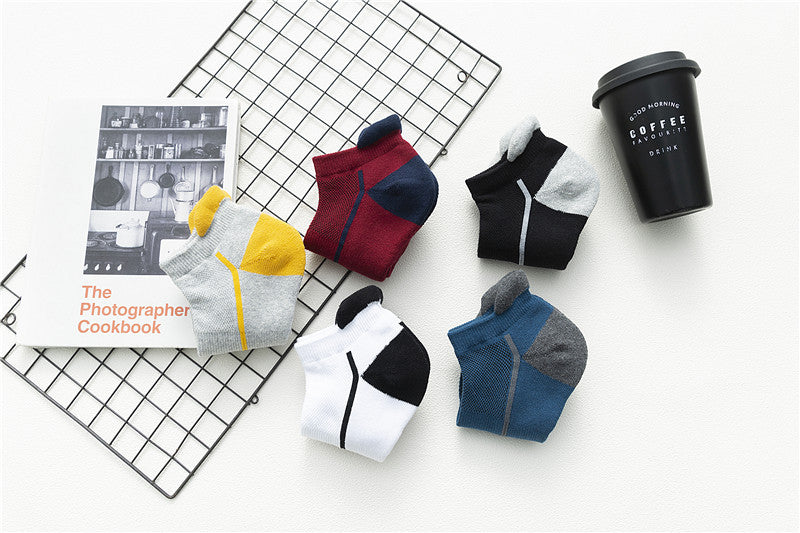 Chalier Men Outdoor Sports Socks Breathable 5 Pack