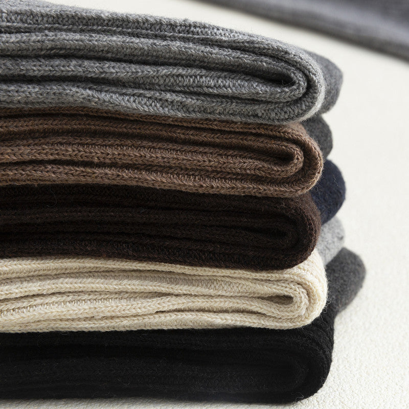 Chalier Mens Casual Crew Marle Cushioned Socks