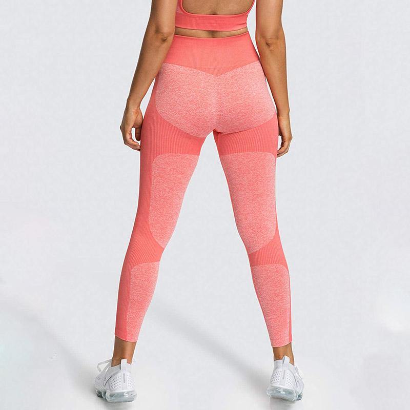 Womens Lace-up Sports Padded Seamless Workout Bra Yoga Running Fitness Bras/Leggings/Suit - CHALIER