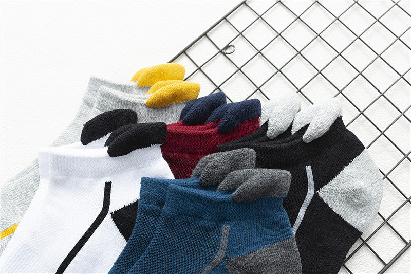 Chalier Men Outdoor Sports Socks Breathable 5 Pack