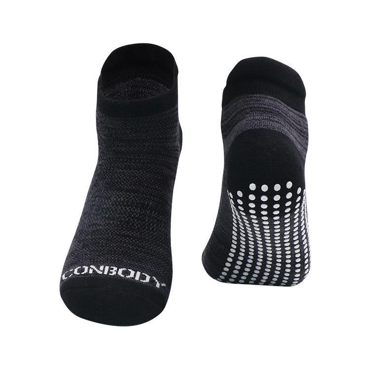Mens Sports Socks  Professional Gymnasium Non Skid Breathable Low Ankle Socks - CHALIER