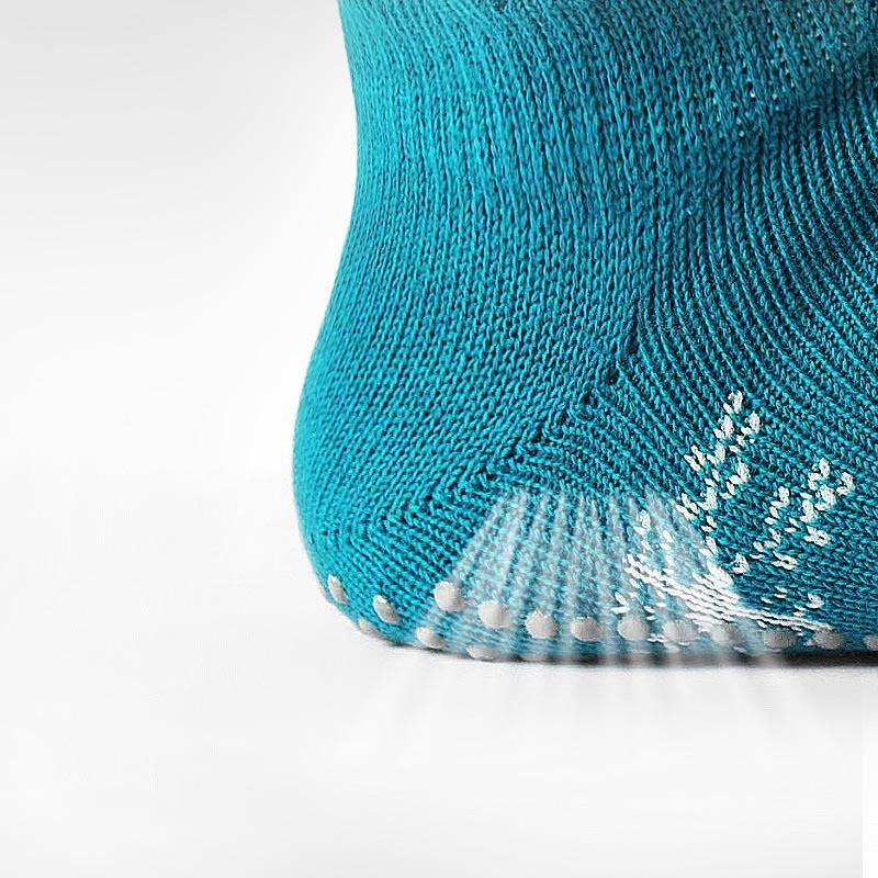 Womens Yoga Grip Socks Athletic Non-slip Fingerless Socks - CHALIER