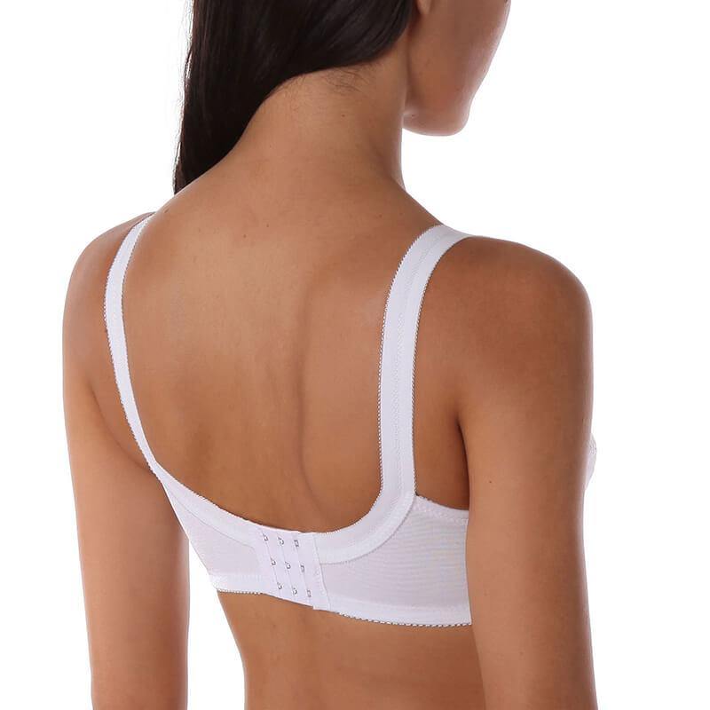 Women's Plus Size Sexy Comfort Strap Satin Push Up Padded Bra - CHALIER