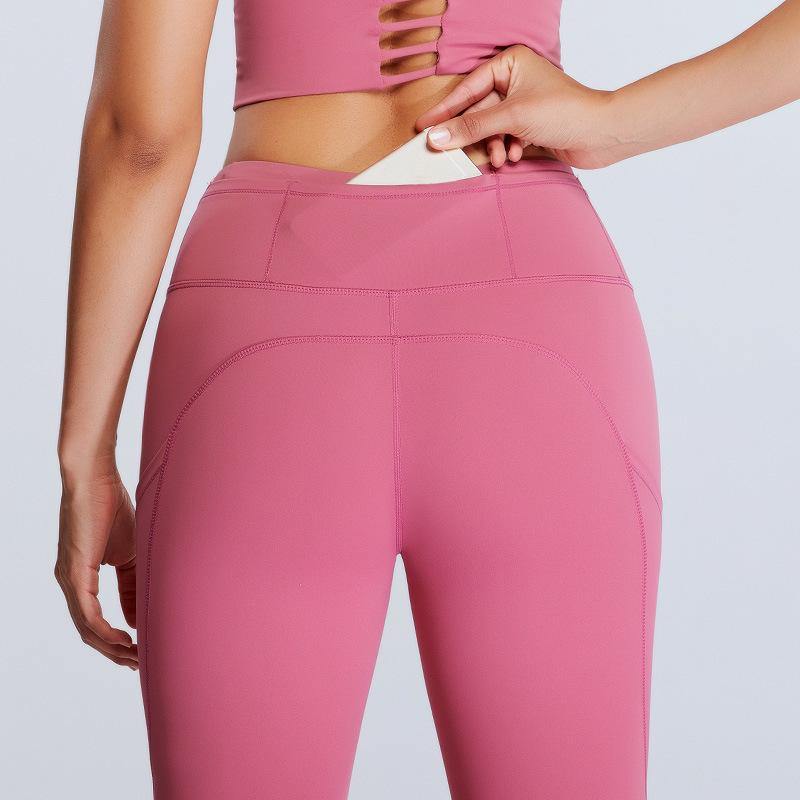 Women Sports Bra Criss-Cross Padded Bra Yoga Fitness Workout Running Top Set Leggings Tight - CHALIER