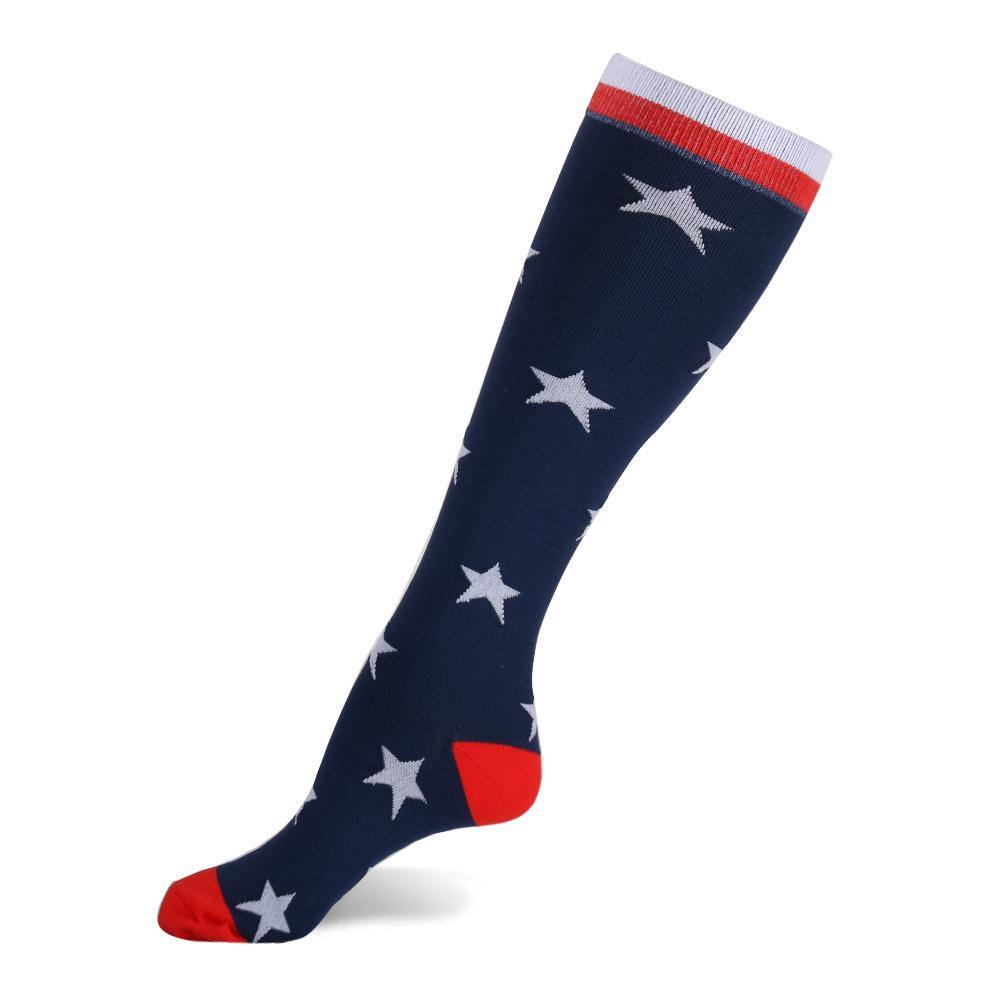 Womens Compression Socks Knee High Stocking For Running, Cycling, Athletic - CHALIER