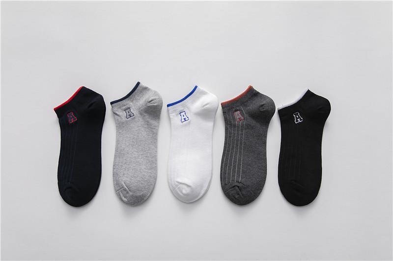 Chalier Men Athletic Cotton Socks Breathable 5 Pack - CHALIER