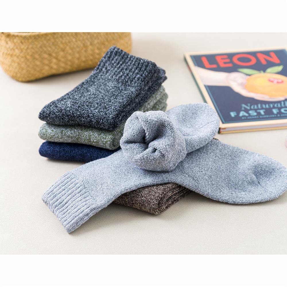 Chalier Men Casual Socks Thicken and Warm 5 Pack - CHALIER